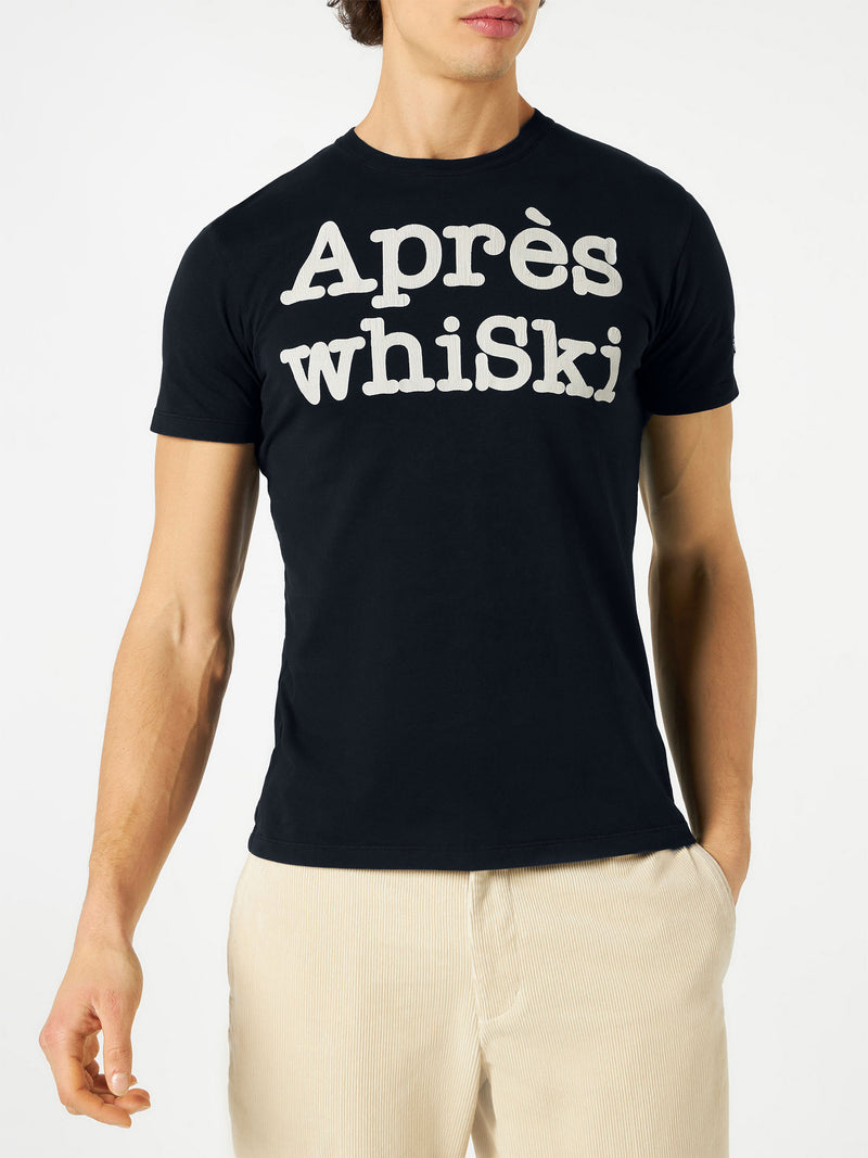 Après whiSki blaues T-Shirt