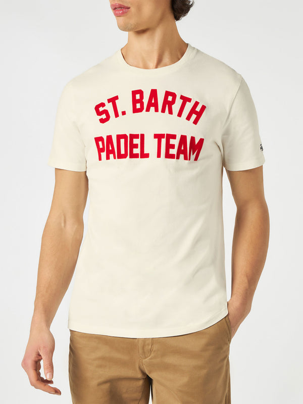 T-shirt da uomo stampa St. Barth Padel Team