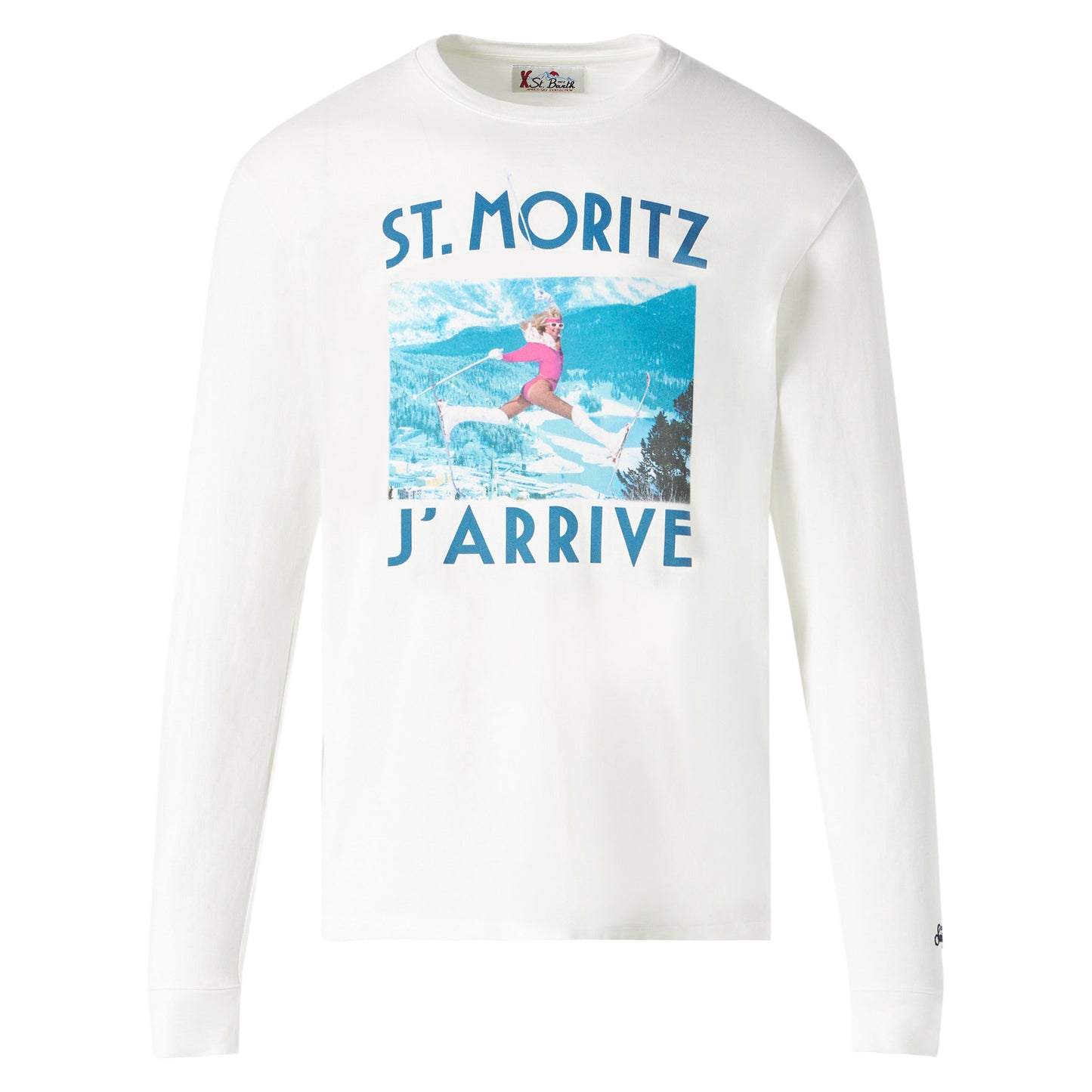 Man long sleeves t-shirt with print