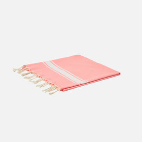 Asciugamano in cotone rosa fluo