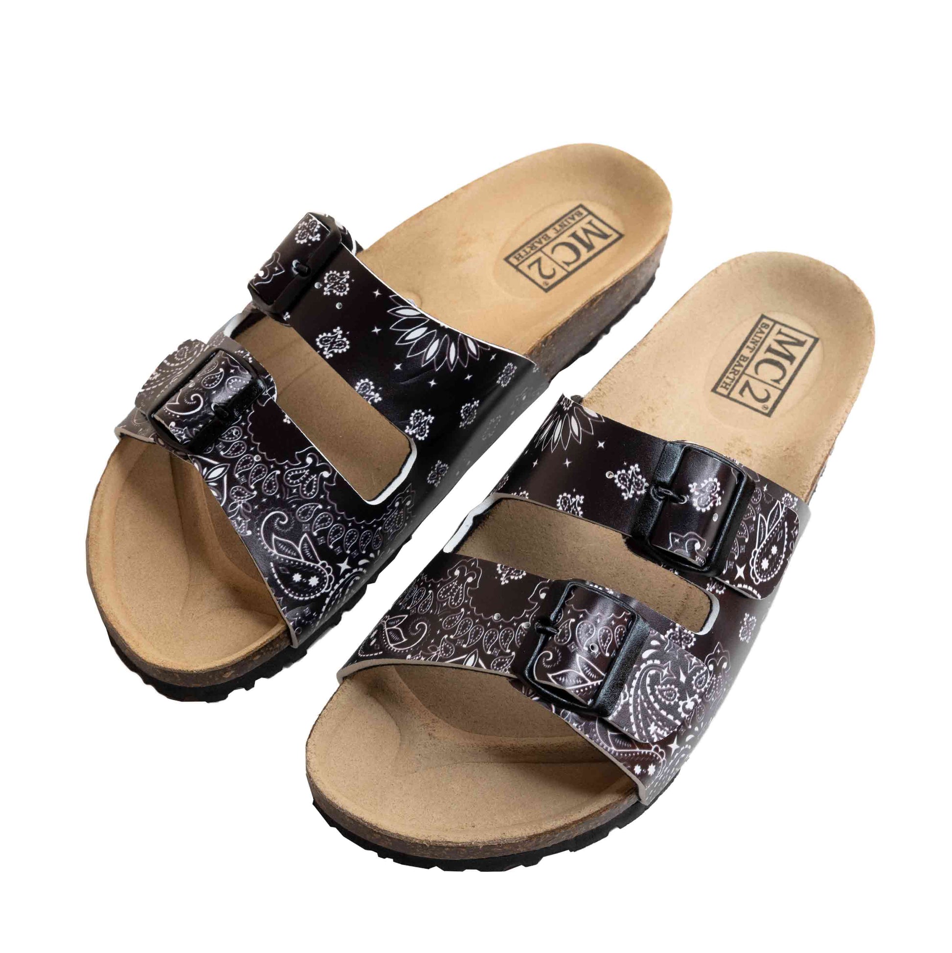Woman black cork sandals - MC2 Saint Barth