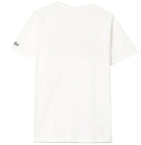 Weißes Scrambler-Baumwoll-T-Shirt