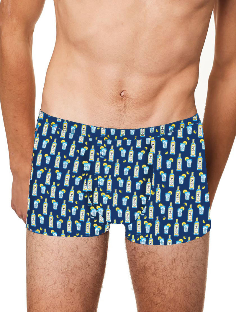 Boxer intimo da uomo stampa Gin tonic