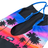 Palm print girl's one piece