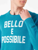 Maglia da uomo con stampa Bello e Possibile