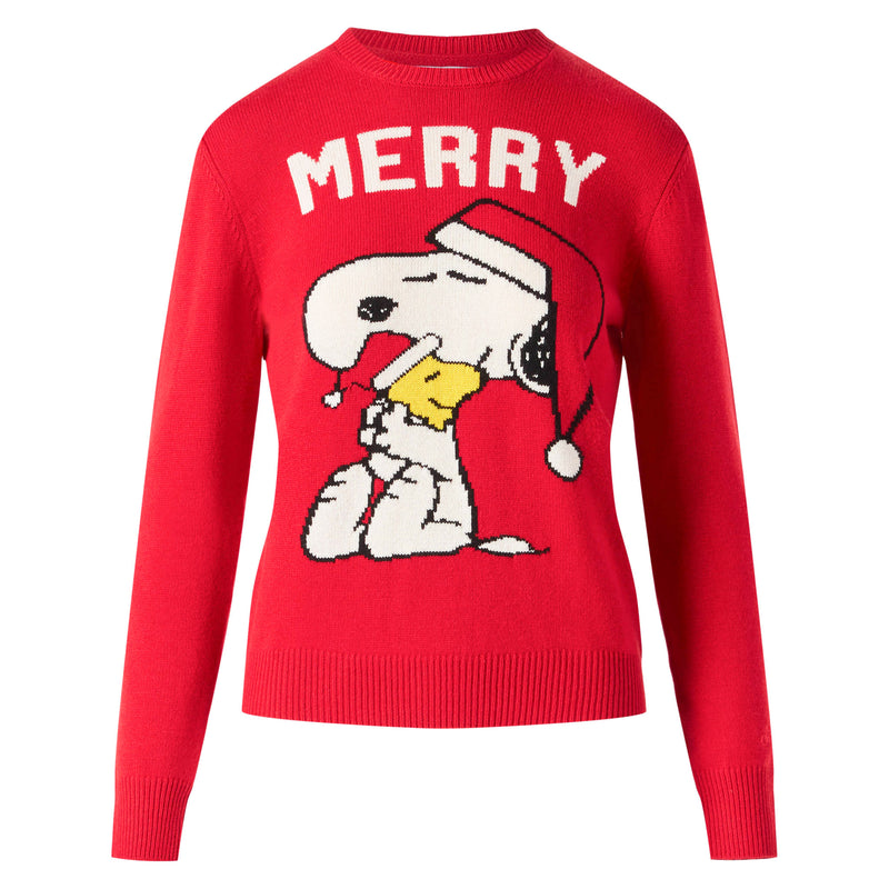 Woman sweater with Snoopy print | SNOOPY PEANUTS™ SPECIAL EDITION