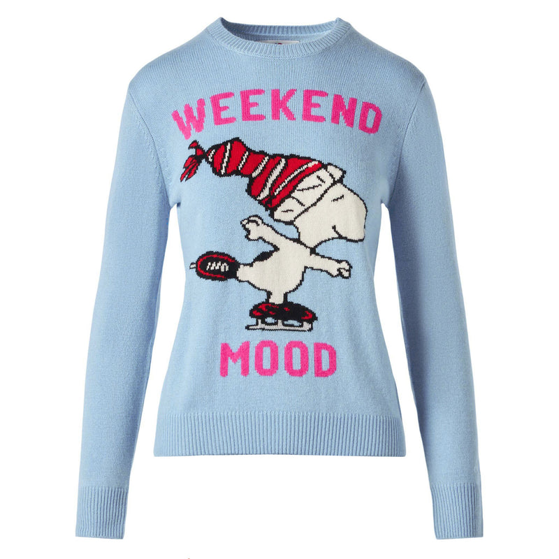 Woman sweater with Snoopy print | PEANUTS™ SPECIAL EDITION