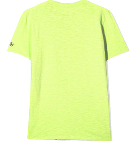Ufo spacecraft yellow fluo boy t-shirt