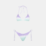 Woman terry triangle bikini