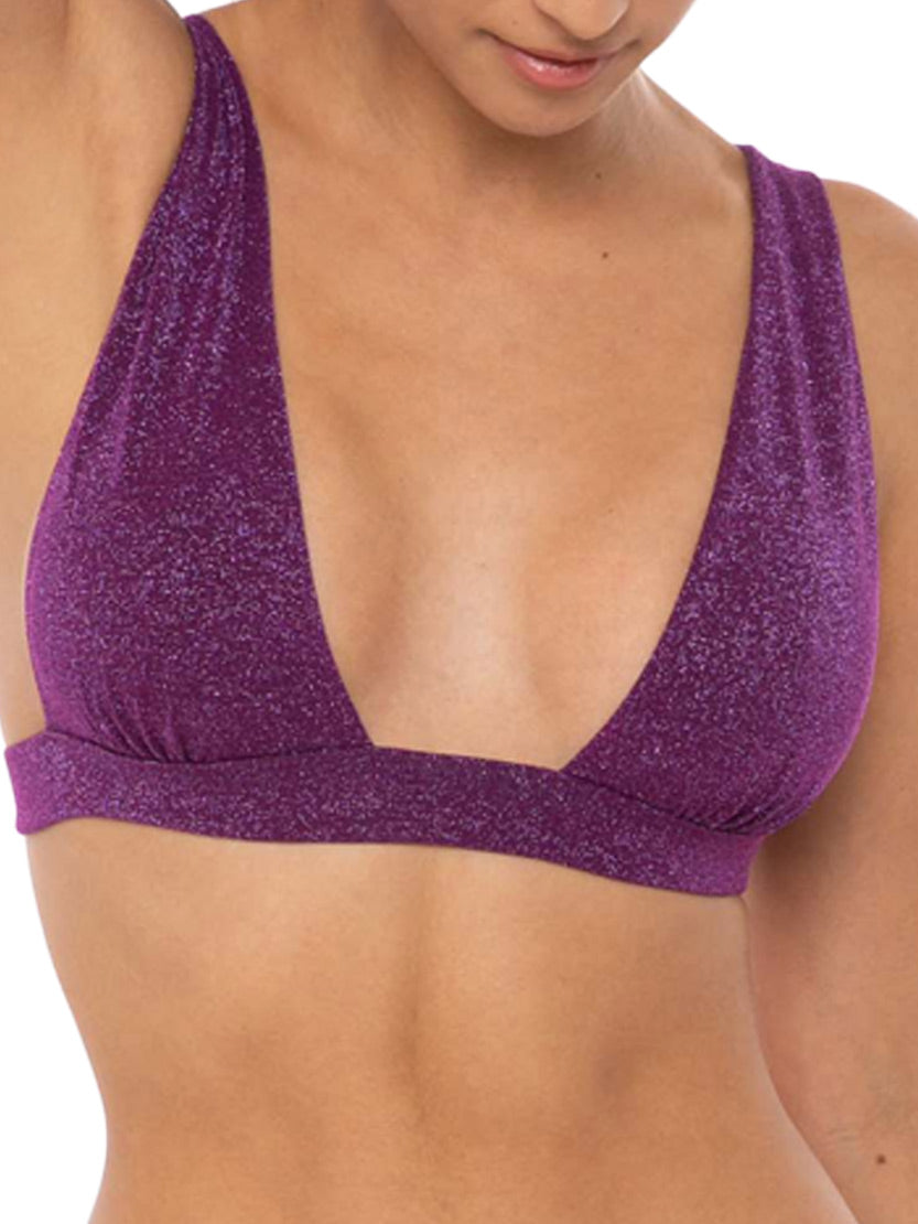 Lila Lurex-Dreieck
