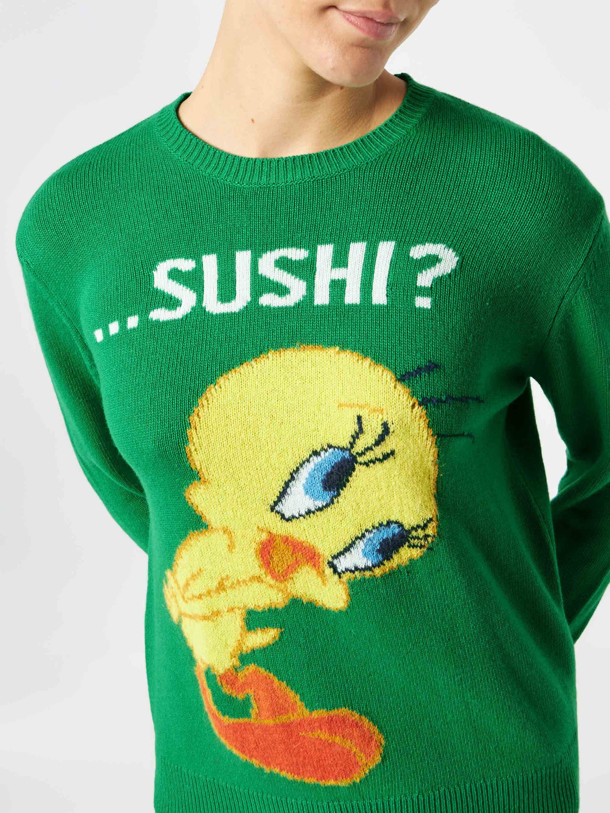 Woman sweater with Tweety print | WARNER BROS SPECIAL EDITION - MC2 Saint Barth