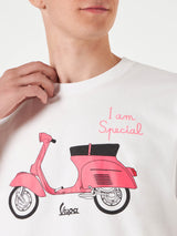 Herren-T-Shirt aus Baumwolle mit Vespa-Aufdruck | VESPA® SONDEREDITION