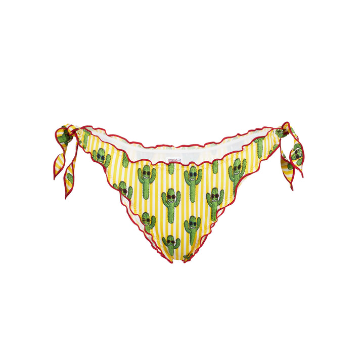 Bikini donna a fascia con stampa cactus