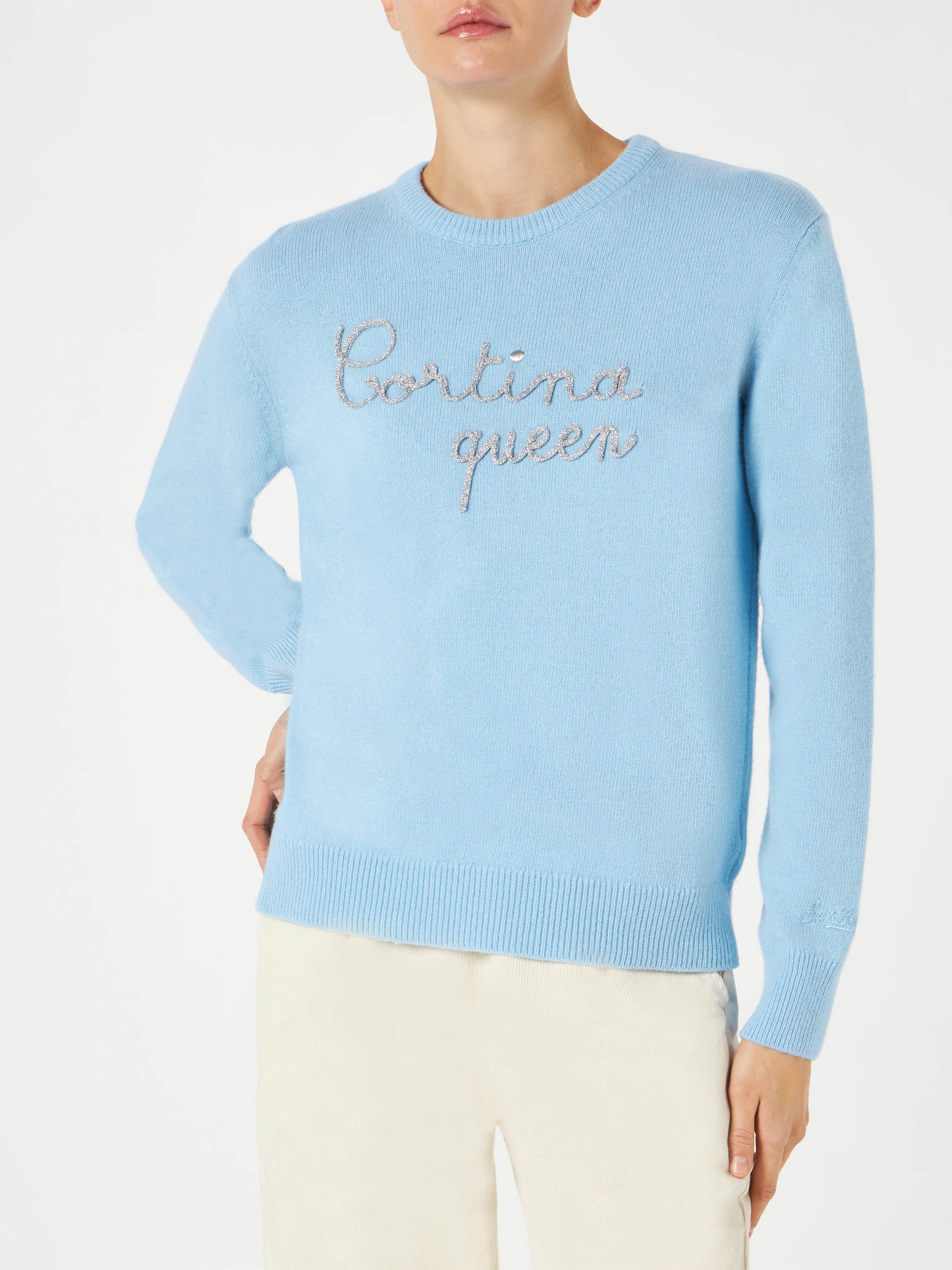 Maglione da donna con ricamo Cortina Queen