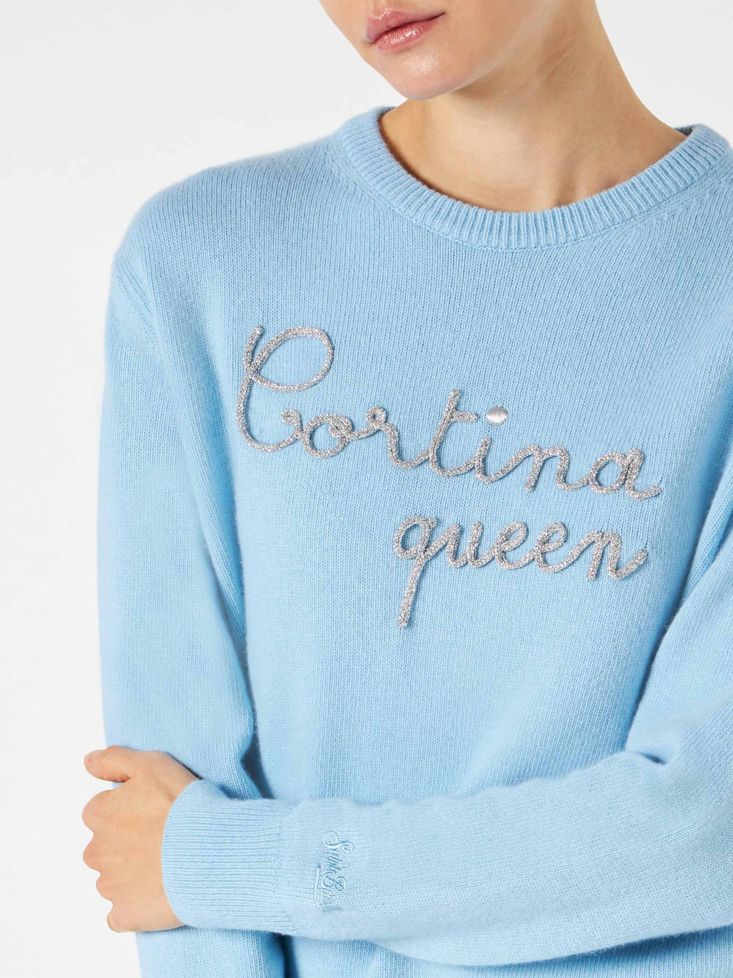 Maglione da donna con ricamo Cortina Queen