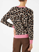 Gebürsteter Damenpullover mit Animal-Print | DIE ROLLING STONES® SONDEREDITION