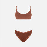 Woman terry bralette bikini