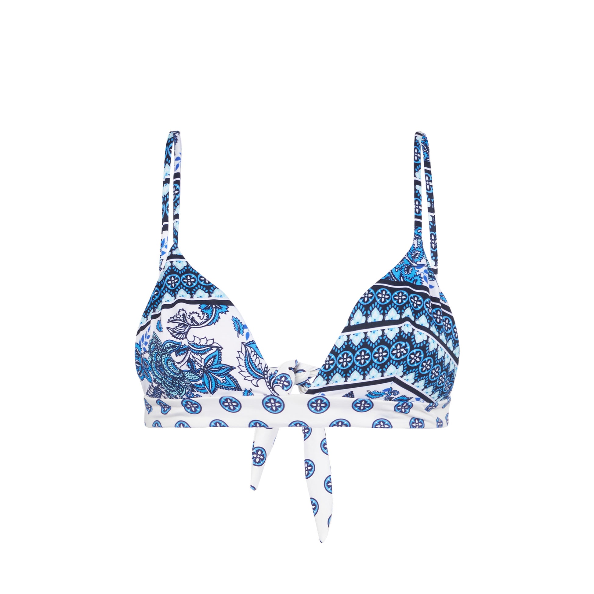 Woman triangle top with gipsy print - MC2 Saint Barth